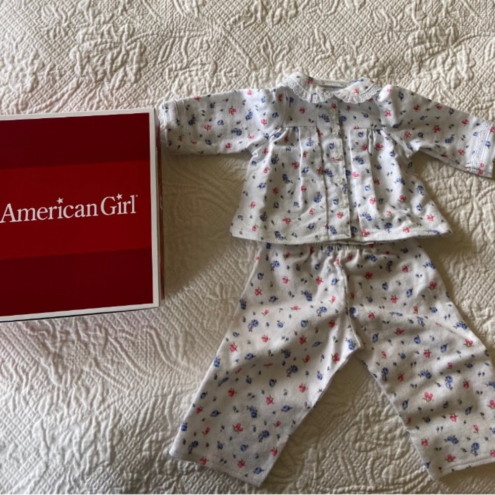 NIB American Girl Emily’s Flannel Pajamas Retired
